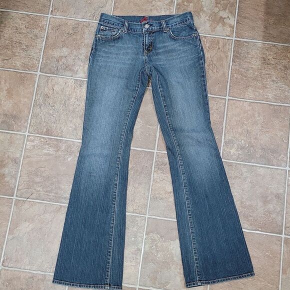 ☆ Blue Cult Vintage Stretch Flare Jeans Size 26 ☆ Made In USA ☆ - Picture 8 of 9